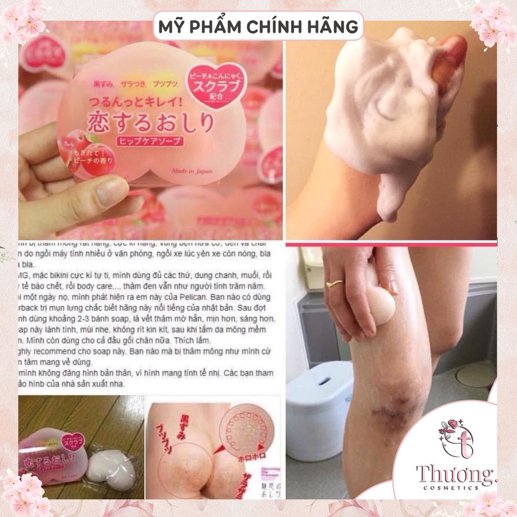 💎 [ CHÍNH HÃNG ] Xà Phòng Giảm Thâm Mông Pelican Hip Care Soap 💧