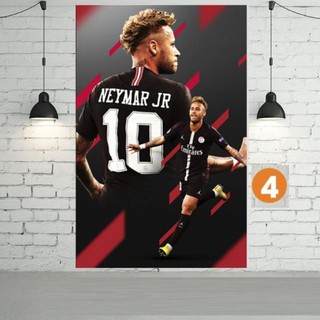 decal dán tường neymar