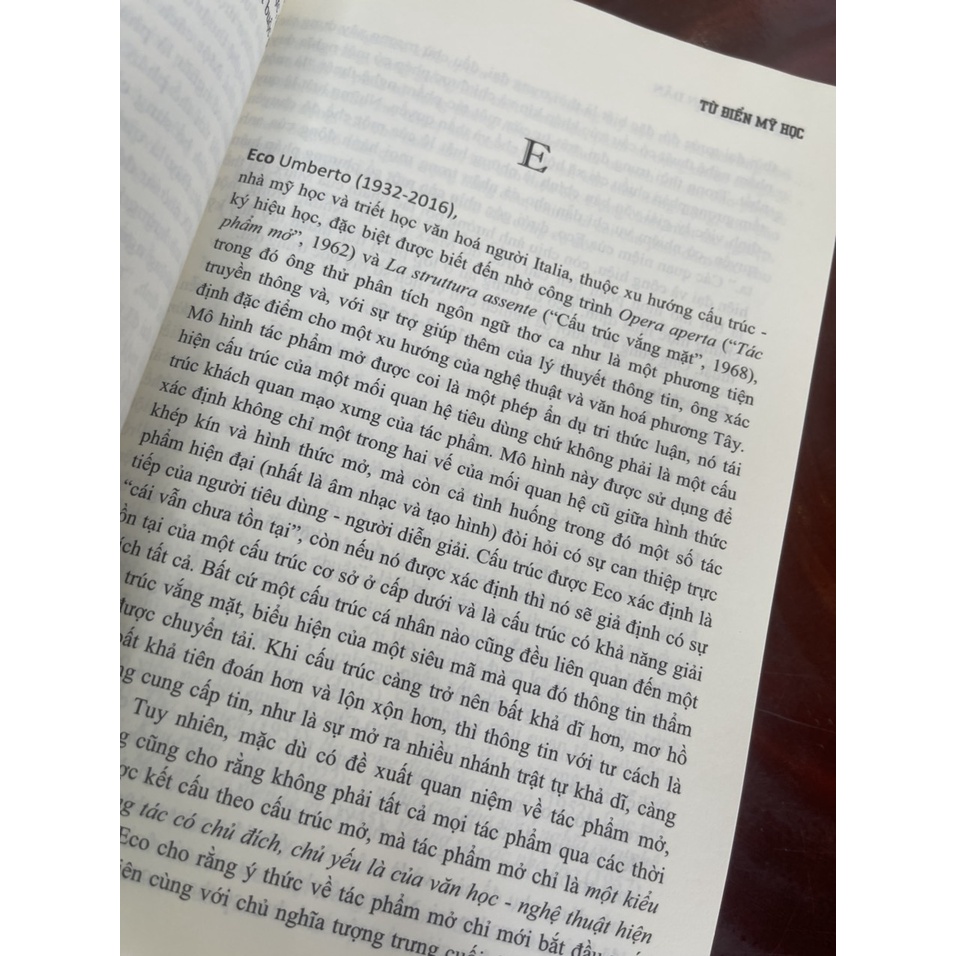Sách - Từ điển mỹ học – Nguyễn Văn Dân - Tri Thức Trẻ Books - NXB Hội Nhà văn (bìa mềm)