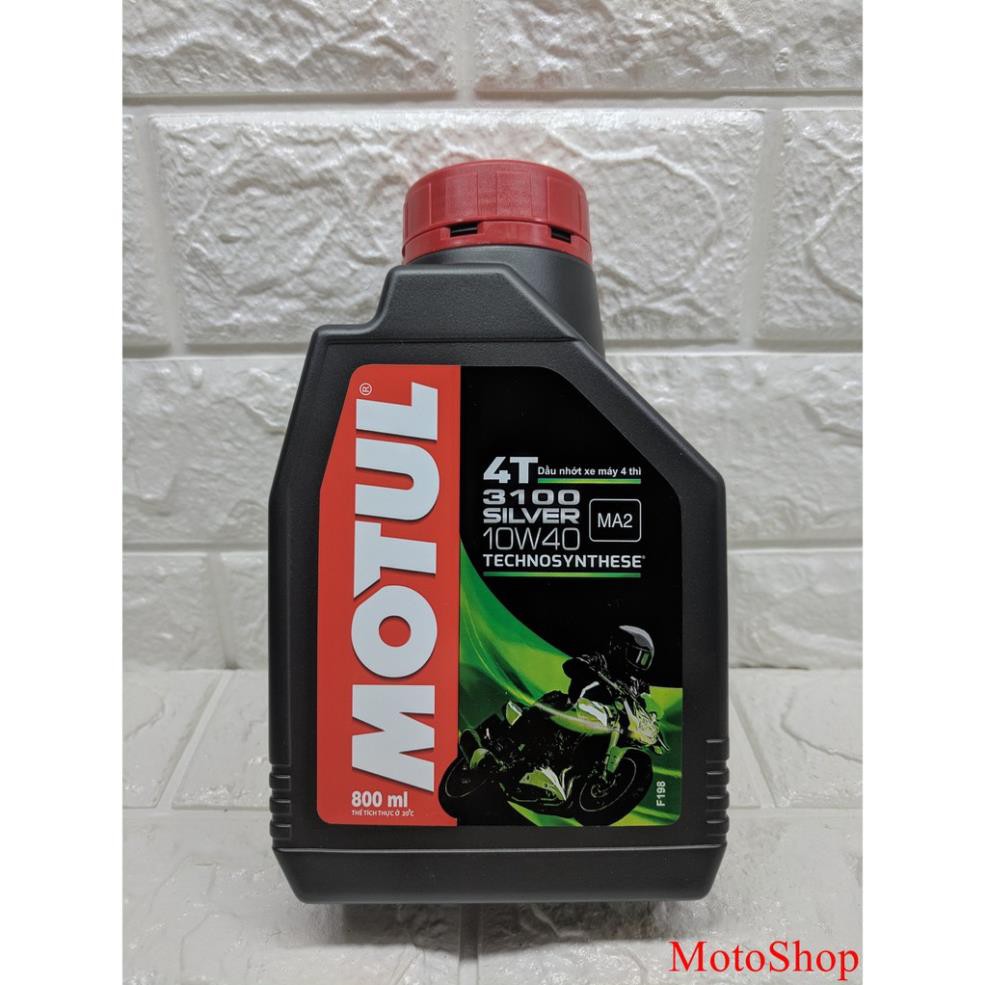 Nhớt Motul 3100 Silver 10W-40 0.8L - Chính Hãng