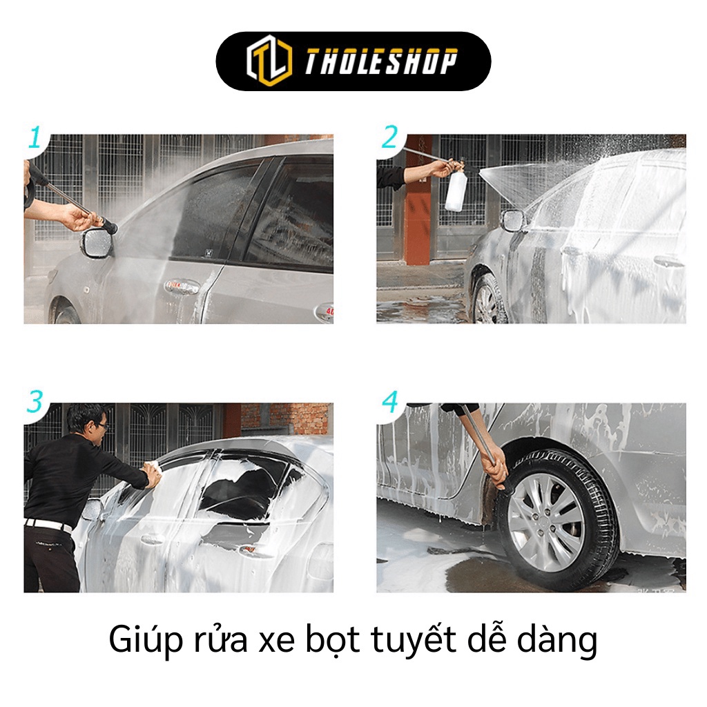 Bình Phun Bọt Tuyết GIGAHOME Bình Bọt Tuyết Rửa Xe Có Van Điều Chỉnh To Nhỏ, Nhỏ Gọn 6931