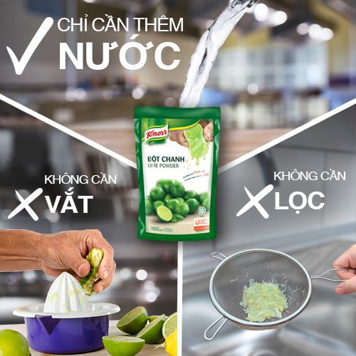 Bột chanh Lime Powder Knorr gói (400g)