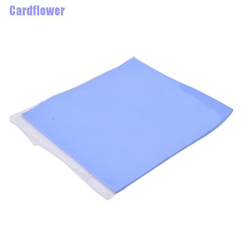 (Hàng Mới Về) Tấm Tản Nhiệt Làm Mát Cpu Bằng Silicon Màu Xanh Dương 100mm X 100mm X 2mm | BigBuy360 - bigbuy360.vn