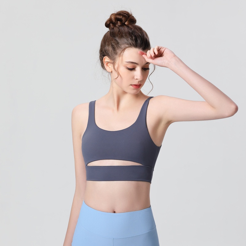 Lululemon    Áo Lót Thể Thao yoga Chống Sốc Khoét Lưng Đẹp Quyến Rũ 9602