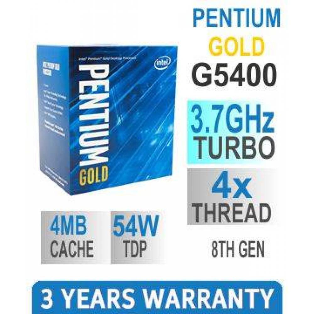 CPU INTEL PENTIUM GOLD G5400 TRAY - Bảo Hành 36TH
