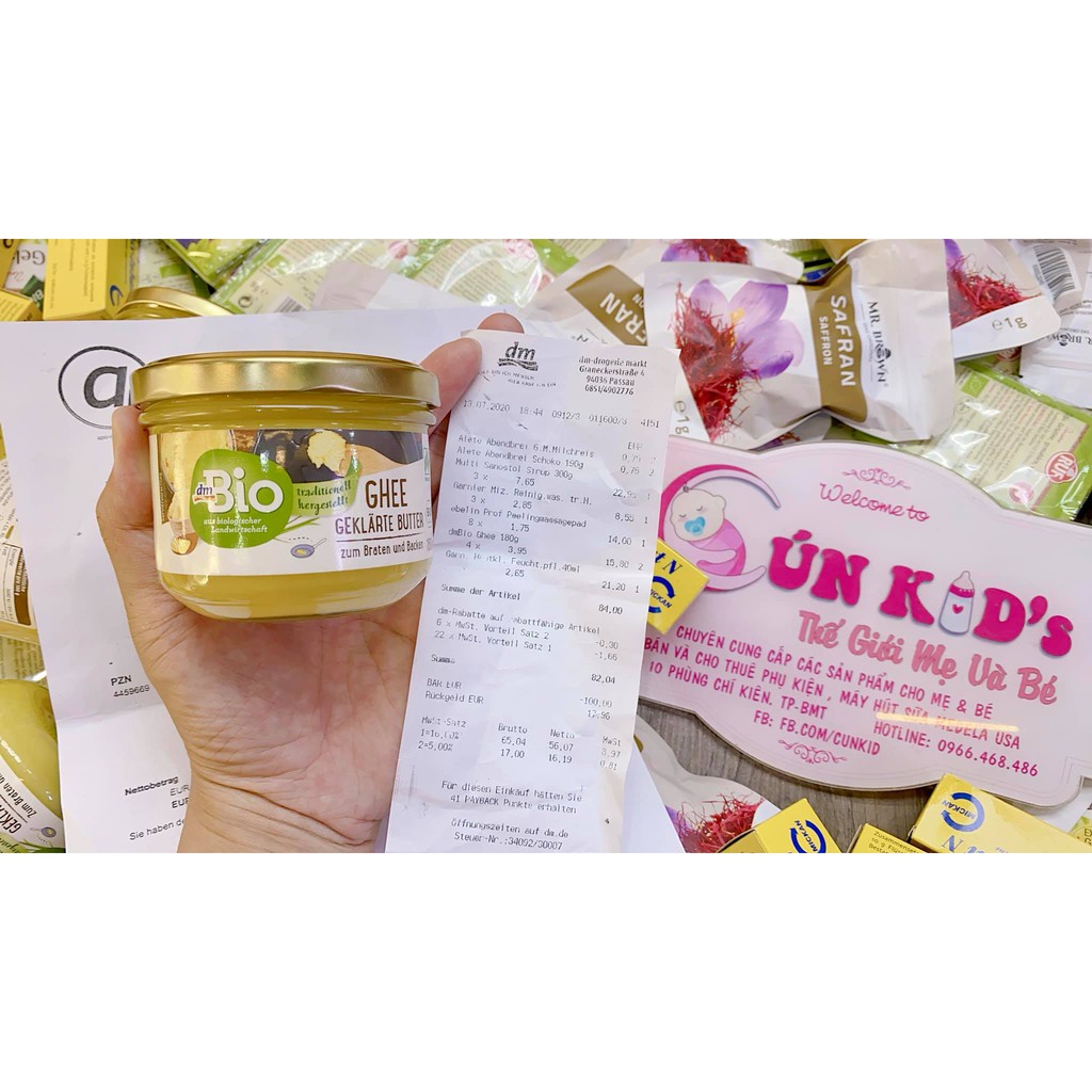 (BILL DM ĐỨC) BƠ GHEE HỮU CƠ - DATE 09/2021