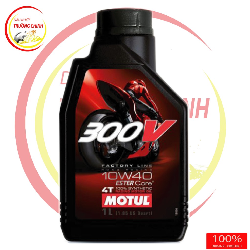 Nhớt Motul 300V Factory Line 10W40 Bình 1L