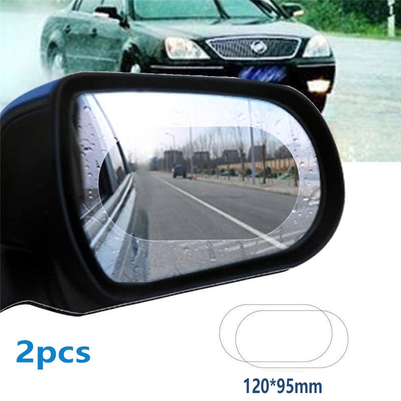 Miếng Dán Kính Chiếu Hậu Chống Sương Mù 14.5X10Cm Cho Xe Hơi
