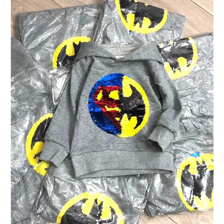 Áo nỉ hoodie cườm Batman Tqxk biến hình
