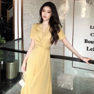 Váy suông chéo bụng
