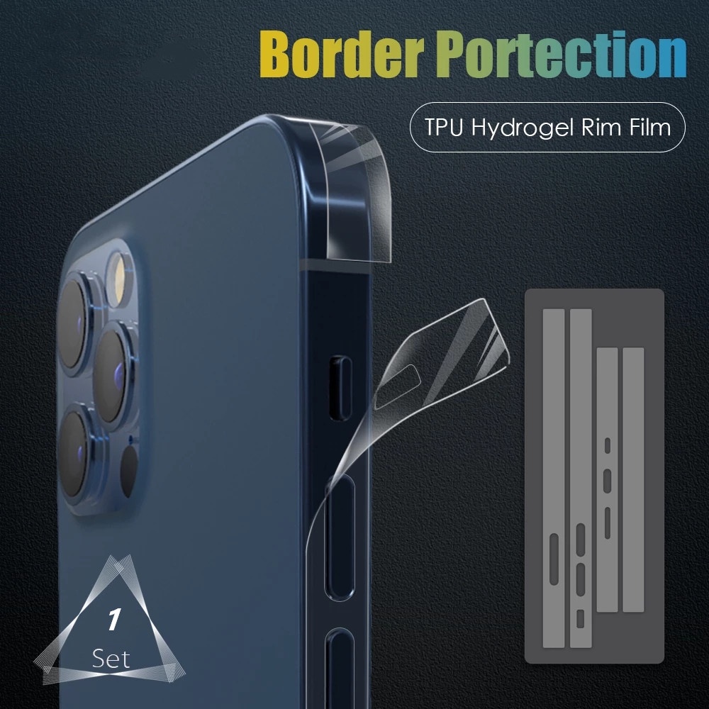 Miếng PPF dán viền bảo vệ cho Iphone 14 13 Pro Max / 12 Pro Max / 13 Mini