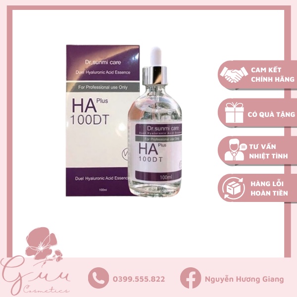 Tinh chất HA Plus 100DT Dr.Sunmi Care Serum 100ml - Guu
