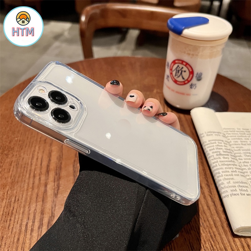 Ốp Điện Thoại TPU Mềm Trong Suốt Chống Sốc Cho iPhone 13 12 11 Pro Max Promax XS Max XR X 7 Plus 8 8Plus