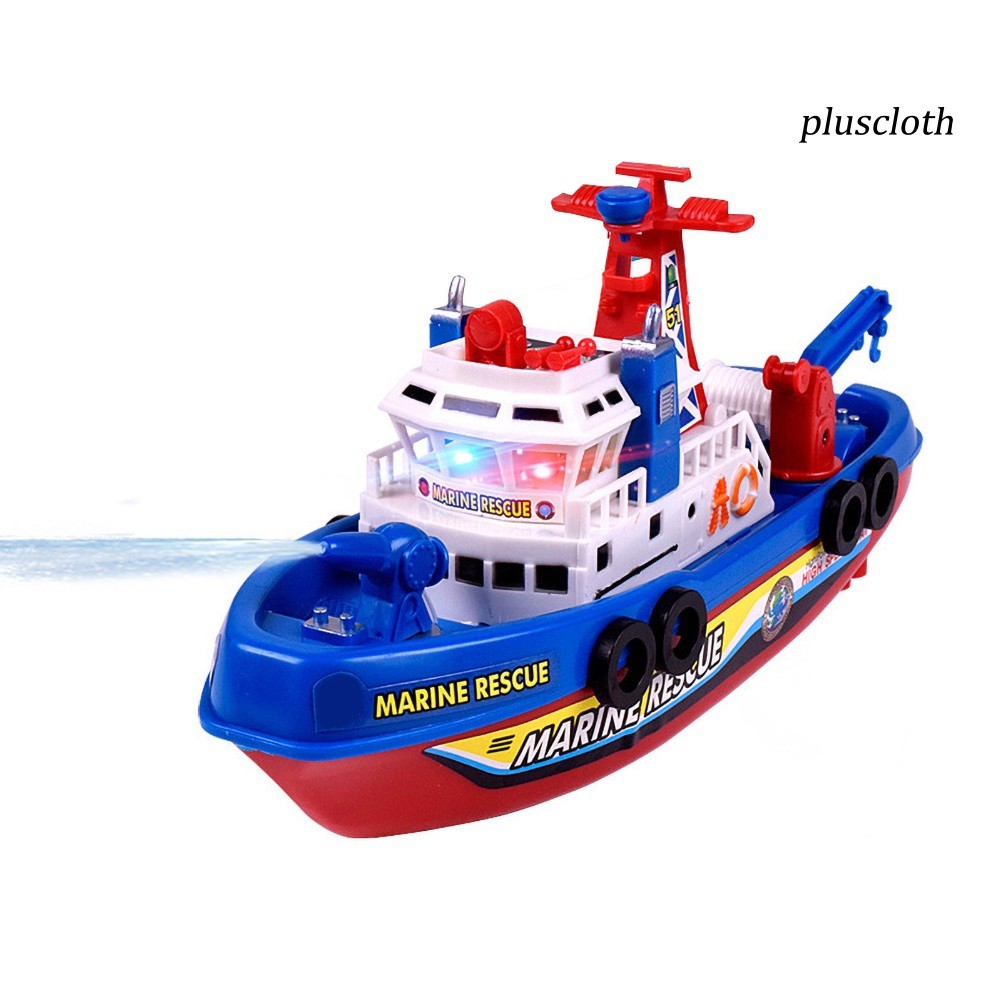 Đồ Chơi Tàu Cứu Hộ Có Nhạc Và Đèn Thú Vị Cho Bé