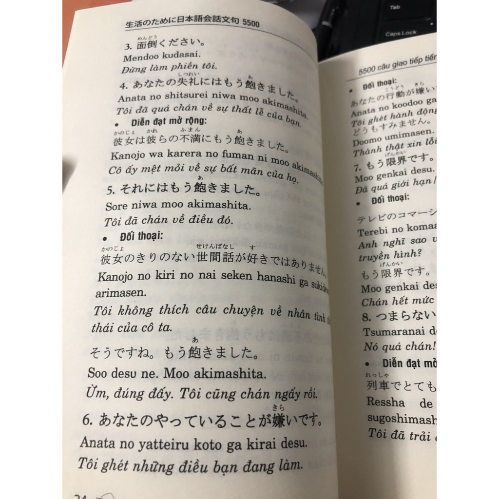 Sách - 5500 câu giao tiếp tiếng Nhật trong sinh hoạt hàng ngày