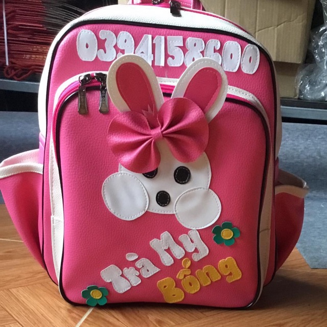 Balo thỏ mầm non size lớn