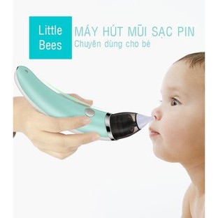 Máy Hút Mũi Điện Tử Trẻ Em Nhật Bản LITTLE BEES, An Toàn 100% Cho Bé Khi Sử Dụng, Bảo Hành 12 Tháng - GDMK