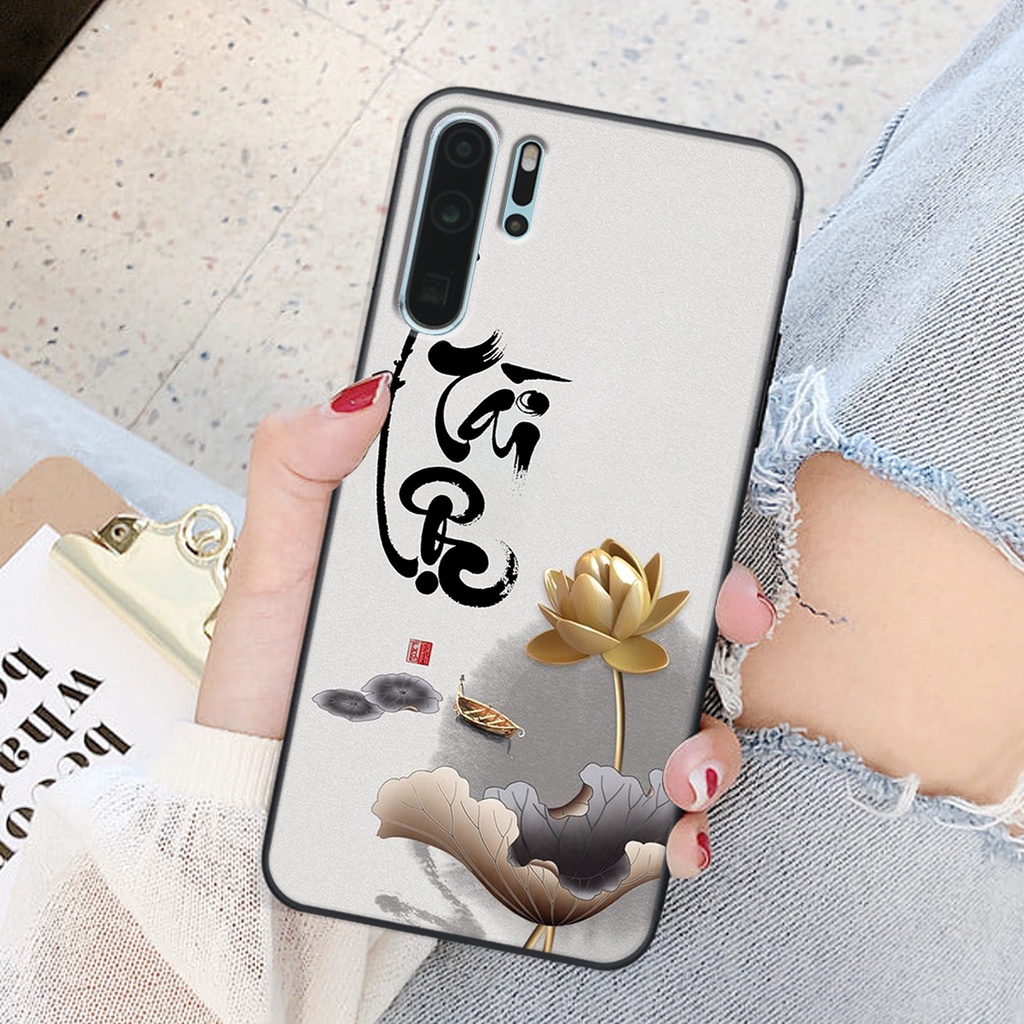 Ốp lưng Huawei P30 PRO in hình chữ tài chữ lộc, Cha Mẹ, bình an SIÊU ĐẸP
