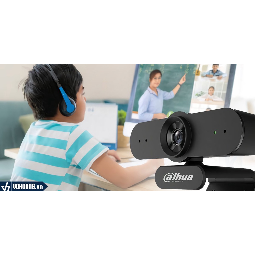 Webcam Dahua UC320 Full HD 1080p có mic - học online BH 24 tháng DSS Phân Phối