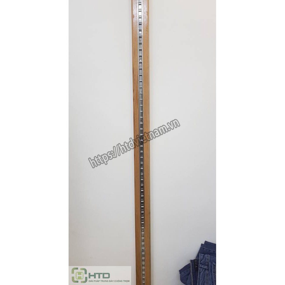 Thanh ray gắn tường inox âm HTD-B01 CHẤT LIỆU INOX - DÙNG CHO THI CÔNG