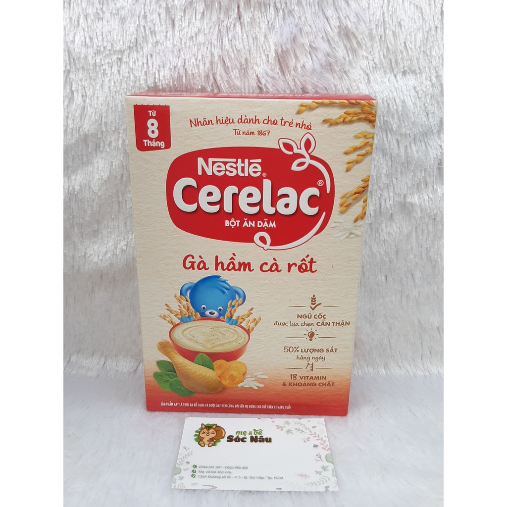 Bột Ăn Dặm Nestlé Cerelac lúa mì sữa 200g dành cho bé 6M