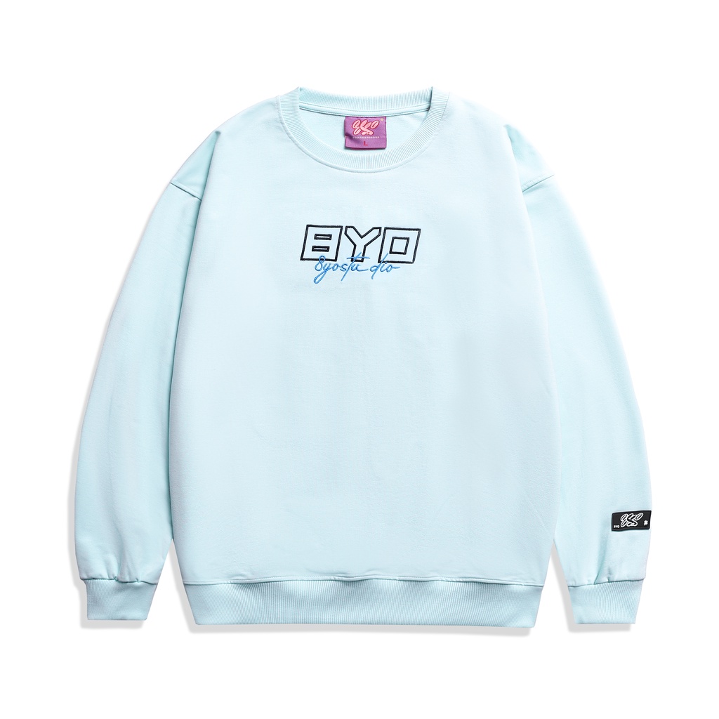 Áo Sweater 8YO form rộng unisex nhiều màu ESSENTIAL