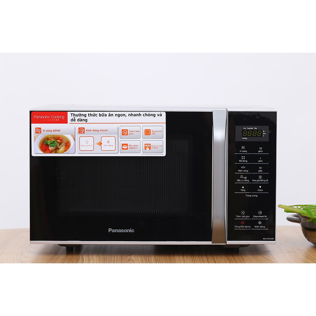 Lò vi sóng điện tử 25L Panasonic NN-ST34HMYUE