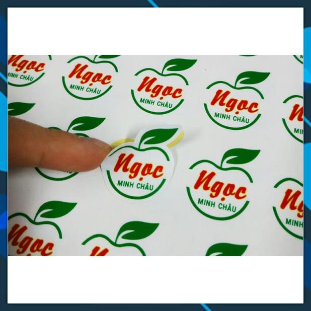 Decal Giấy Đế Vàng A4 xấp 100 tờ