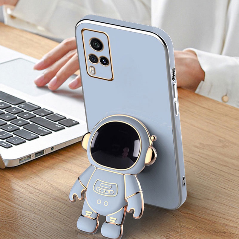 Ốp Điện Thoại Mềm Hình Phi Hành Gia Cho Vivo Y16 Y35 Y77 Y51 Y31 Y21 Y21S Y53S Y33S Y76 Y76S Y15S S15 PRO 5G S15E