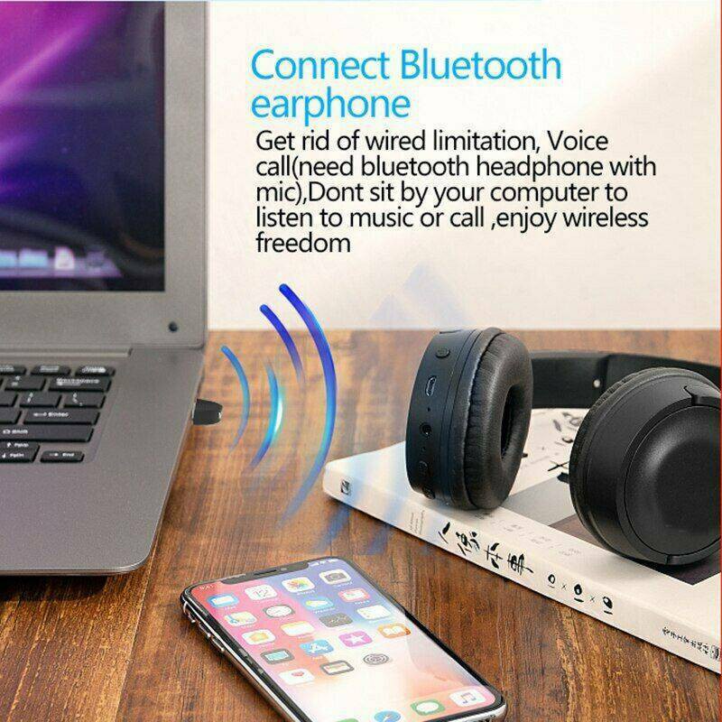 Usb Bluetooth 5.0 Không Dây Âm Thanh Stereo Cho Tv / Pc