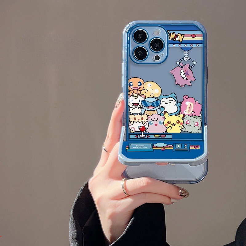 Ốp Điện Thoại Dẻo Trong Suốt Họa Tiết Hoạt Hình Pokemon Dễ Thương Cho IPhone 11 12 13 Pro MAX XS MAX XR X 6 7 8 Plus