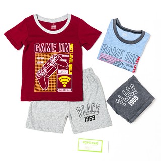 Bộ cộc tay bé trai, đồ bộ bé trai (09-21kg) VNXK chất liệu 100% cotton thấm hút mồ hôi thoáng mát [Hình Thật]