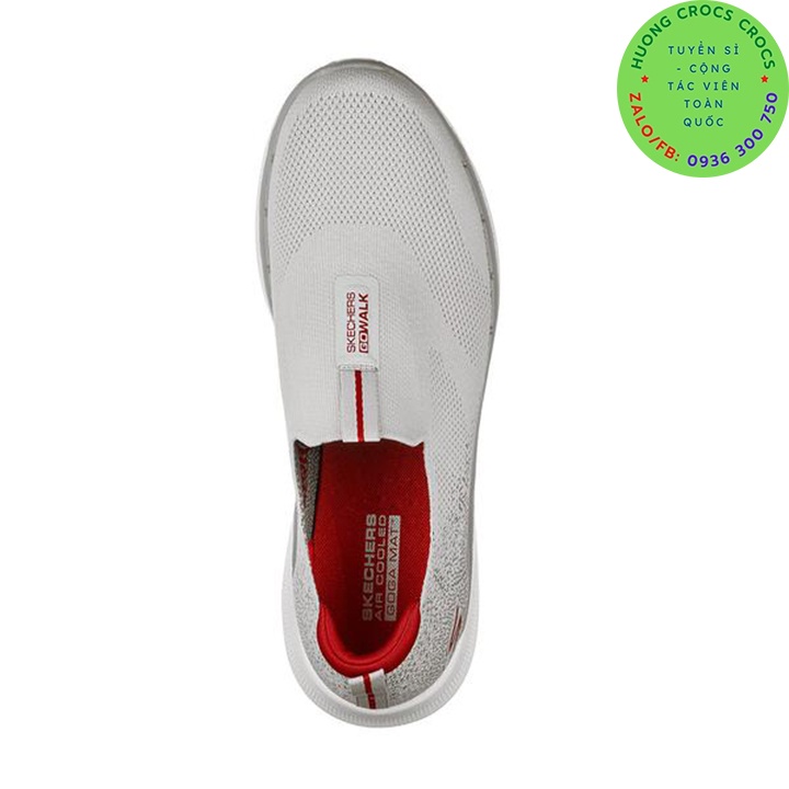 GIÀY THỂ THAO SKECHERS GOWALK 6 MÀU TRẮNG BẠC