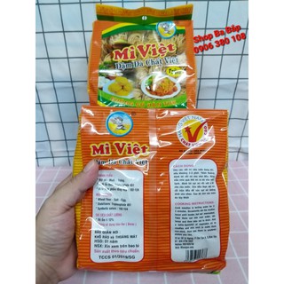 Mì trứng cao cấp nhãn hàng Mì Việt sợi nhuyễn 500g dai, nhuyễn, không hàn the