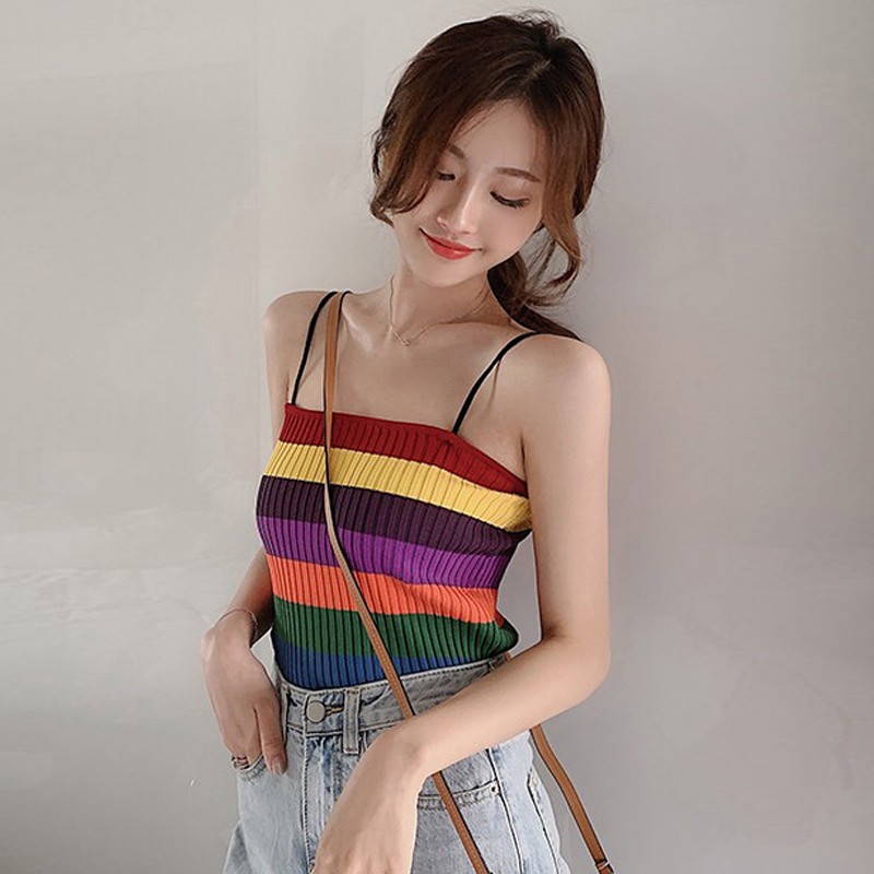 Áo Len Không Tay Họa Tiết Kẻ Sọc Cho Nữ | BigBuy360 - bigbuy360.vn