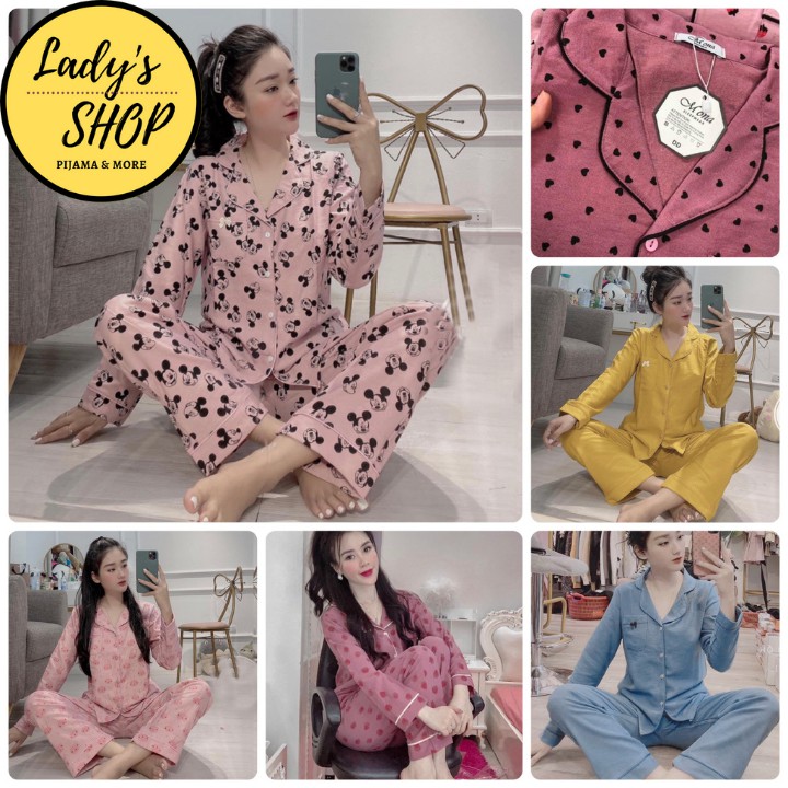 [MẪU MỚI] Đồ Bộ Pijama - Bộ Nhung Tăm Tay Dài Cao Cấp [HÀNG ĐẸP CHUẨN