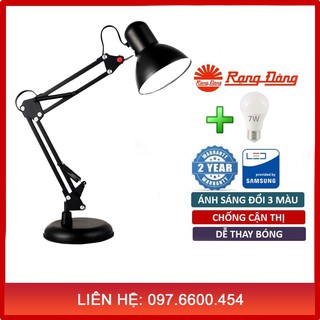 [RẺ VÔ ĐỊCH] Đèn học kẹp bàn Pixar + Bóng đèn Led Rạng Đông