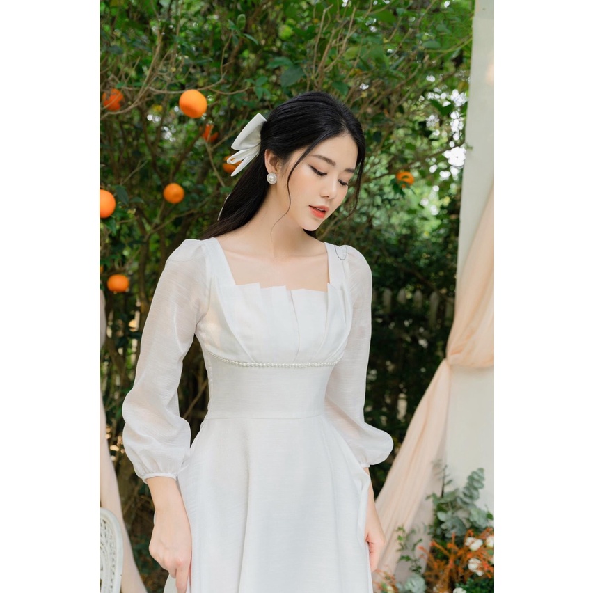 Đầm dự tiệc đầm bo eo xếp ly dáng maxi TANA D0472 | BigBuy360 - bigbuy360.vn