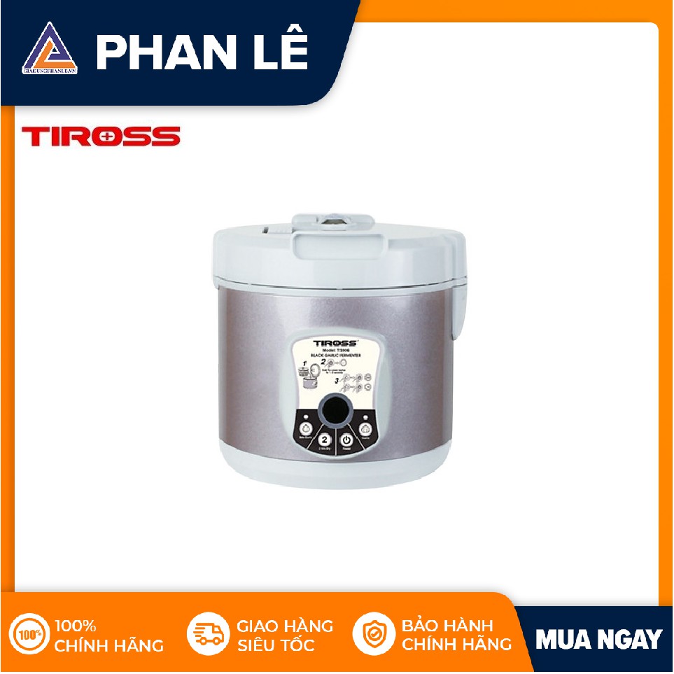 [Mã ELHADEV giảm 4% đơn 300K] Máy làm tỏi đen Tiross TS906-xám