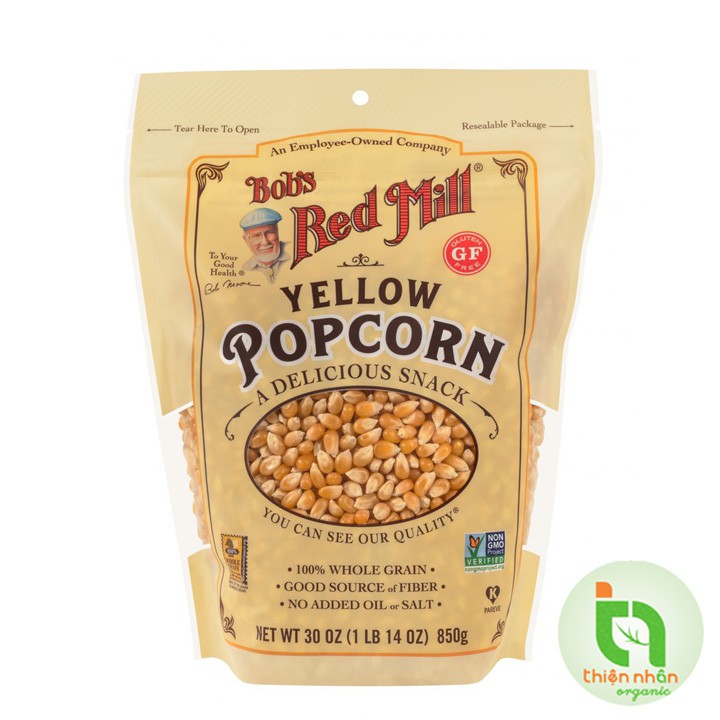 Hạt bắp (ngô) nổ bỏng Bob's Red Mill 850gr Yellow Porpcorn