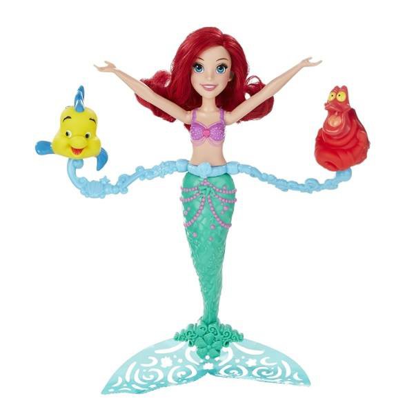 Giảm giá còn 850k Búp bê Tiên Cá múa xoay Disney Princess Spin & Swim Ariel - MH 2140