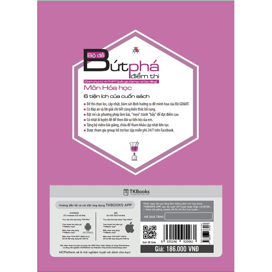 Sách Bộ Đề Bứt Phá Điểm Thi Môn Hóa Học