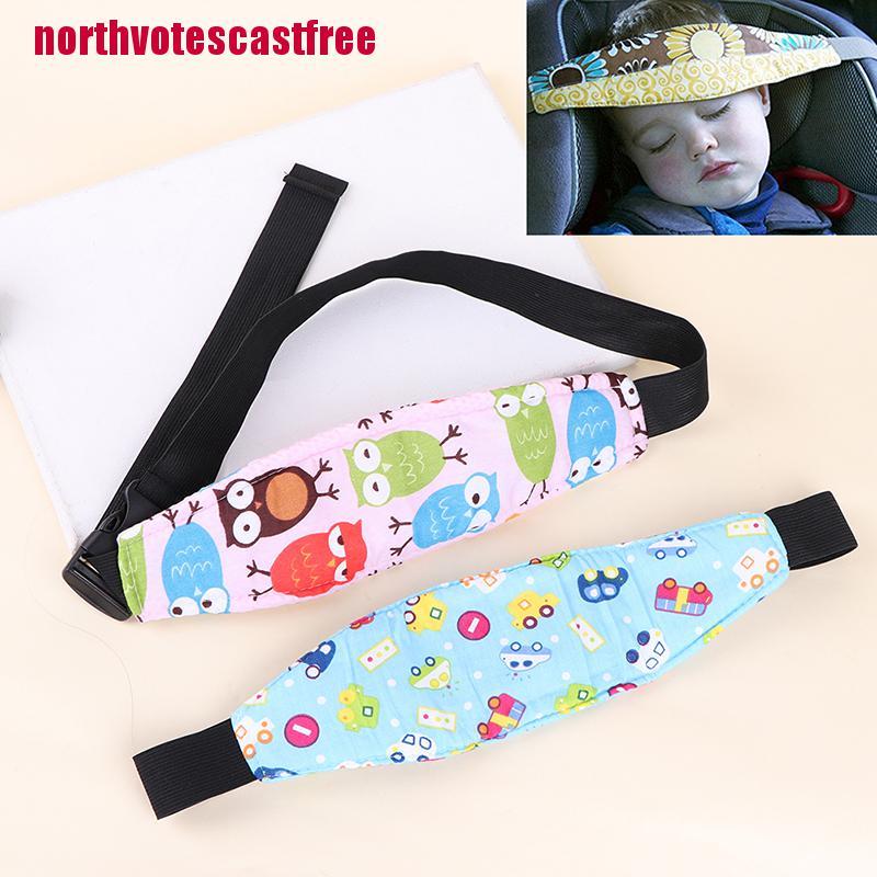 [nofreeVN]1pc Infant Baby Head Support Children Belt Fastening Adjustable Sleep Positioner