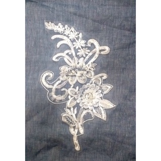 hoa thêu trang trí/ hoa thêu may lên áo dài / áo đầm