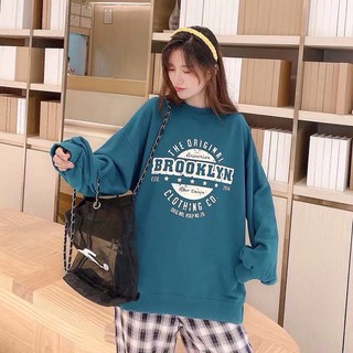 Áo sweater nỉ đen trắng unisex - áo nỉ inss