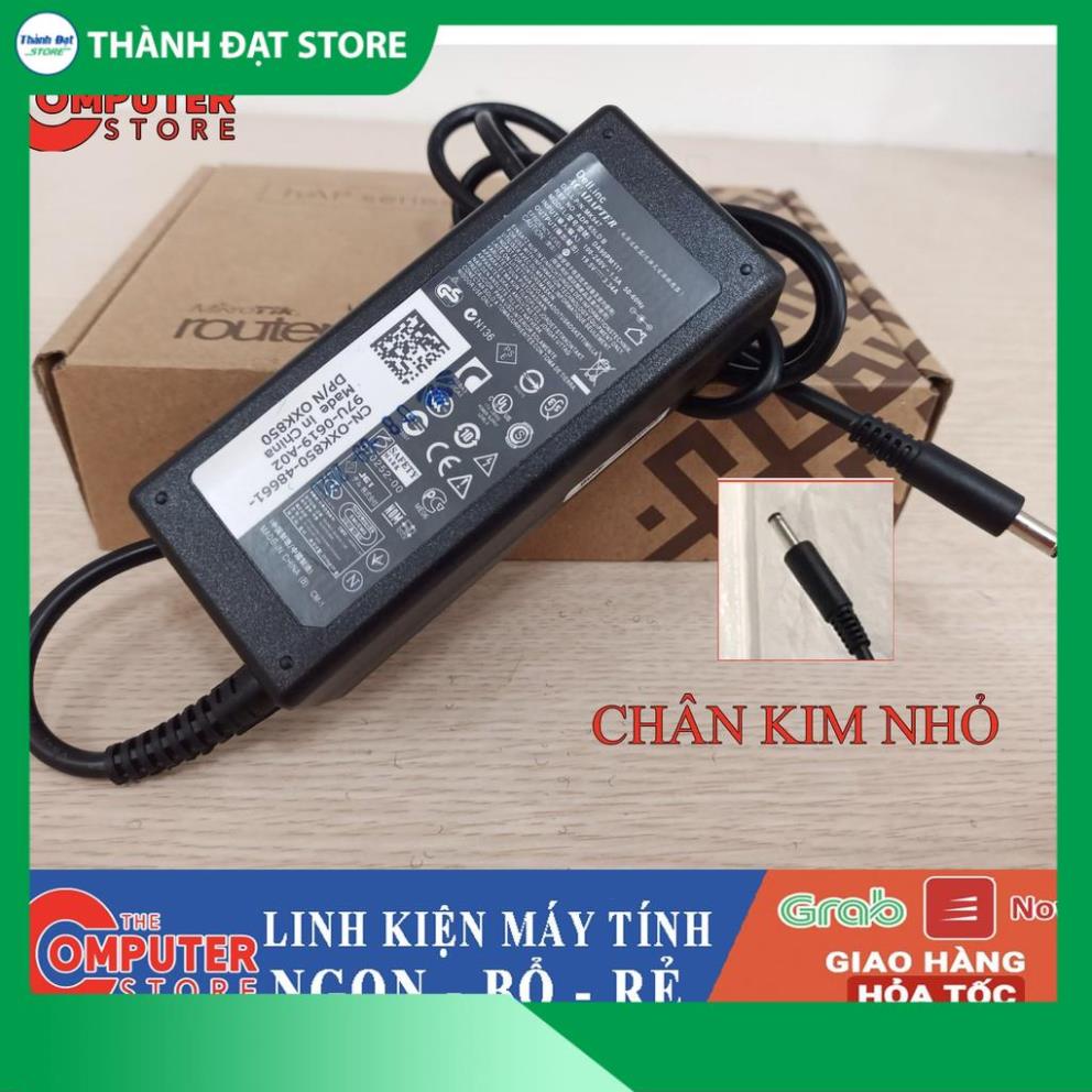 Sạc Laptop Dell 19.5V - 3.34A - 65W Chân Kim Nhỏ Loại Tốt  dùng cho Dell 5568 3558 3458