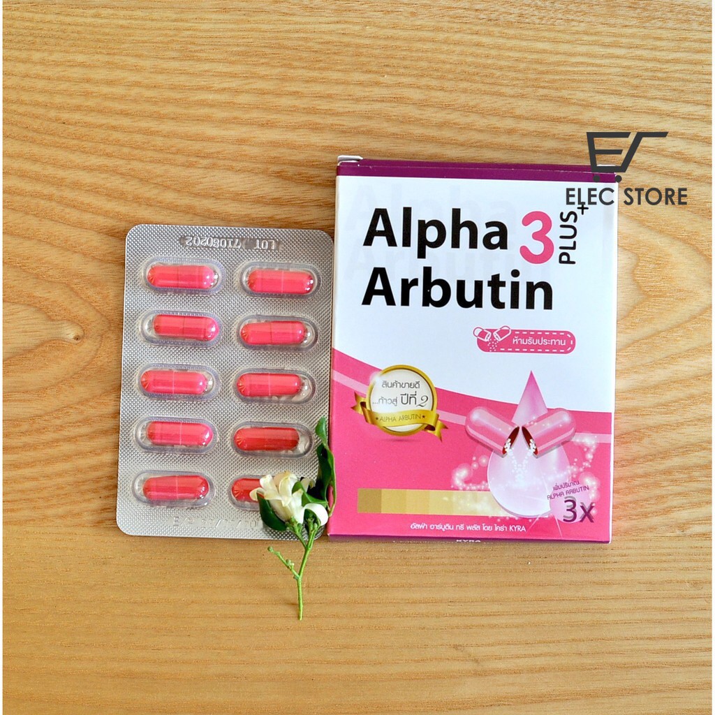 Vĩ 10 viên Alpha Arbutin trắng da Thái Lan