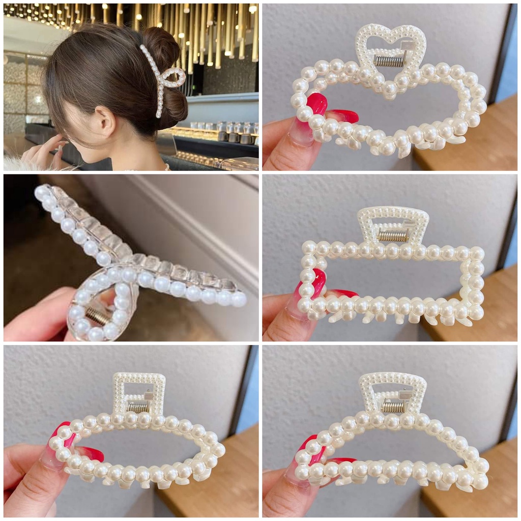 SIÊU RẺ 7K🤩🤩🤩 Kẹp tóc ngọc trai giả thời trang Hàn Quốc dành cho nữ