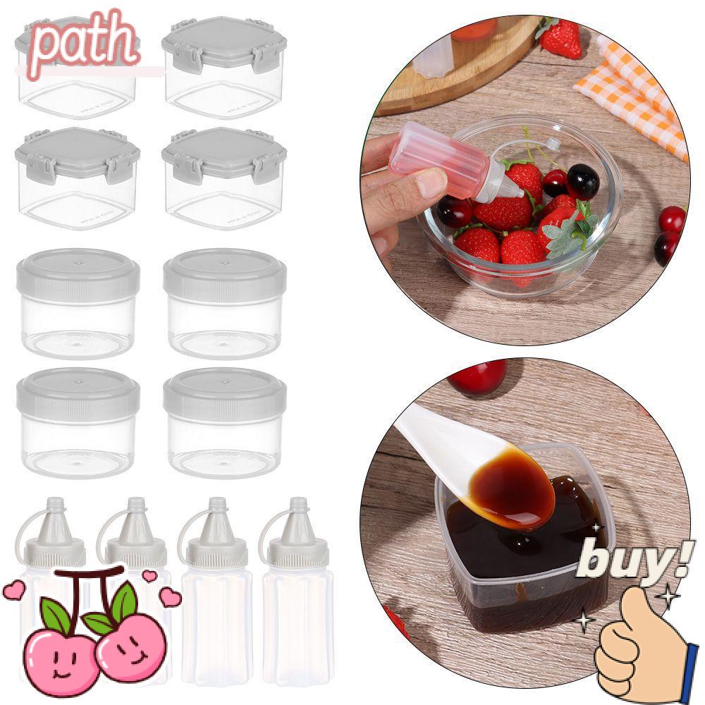 Bộ 4 Hộp Đựng Gia Vị Mini Dễ Vệ Sinh Mang Theo Khi Đi Dã Ngoại