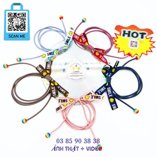 Dây chun buộc tóc, thun cột tóc nơ hàn quốc smile - thương hiệu vợ chồng tôi